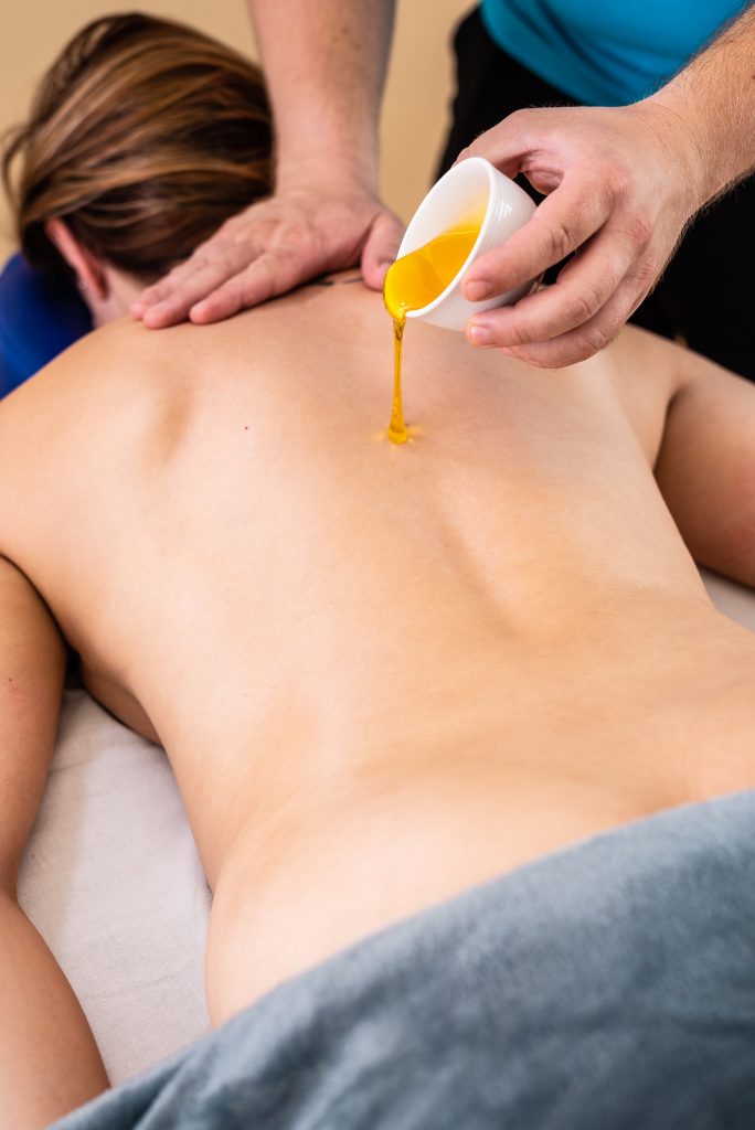 Medová detoxikační masáž